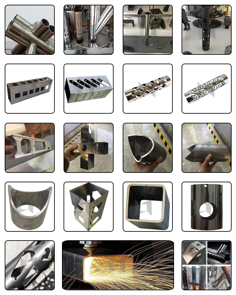 Performance characteristics of Plate and pipe fiber laser cutting machine