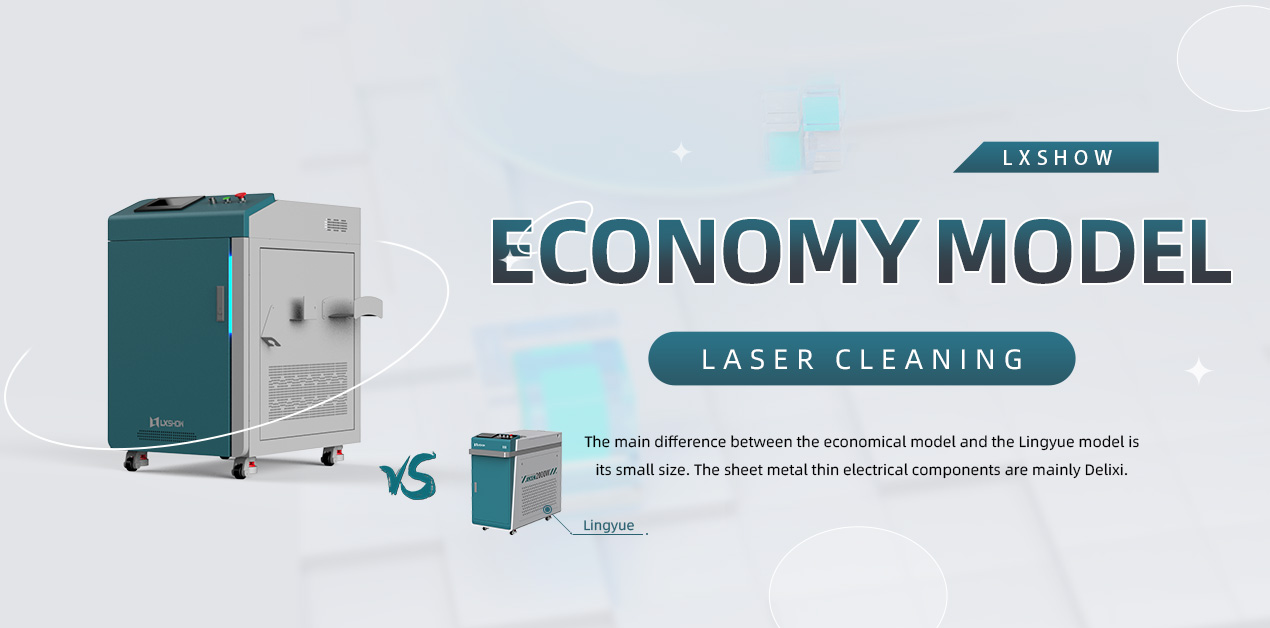 New Designed Economy Model Laser Cleaning Machine with Cheap Price for Metal Paint Rust Removal