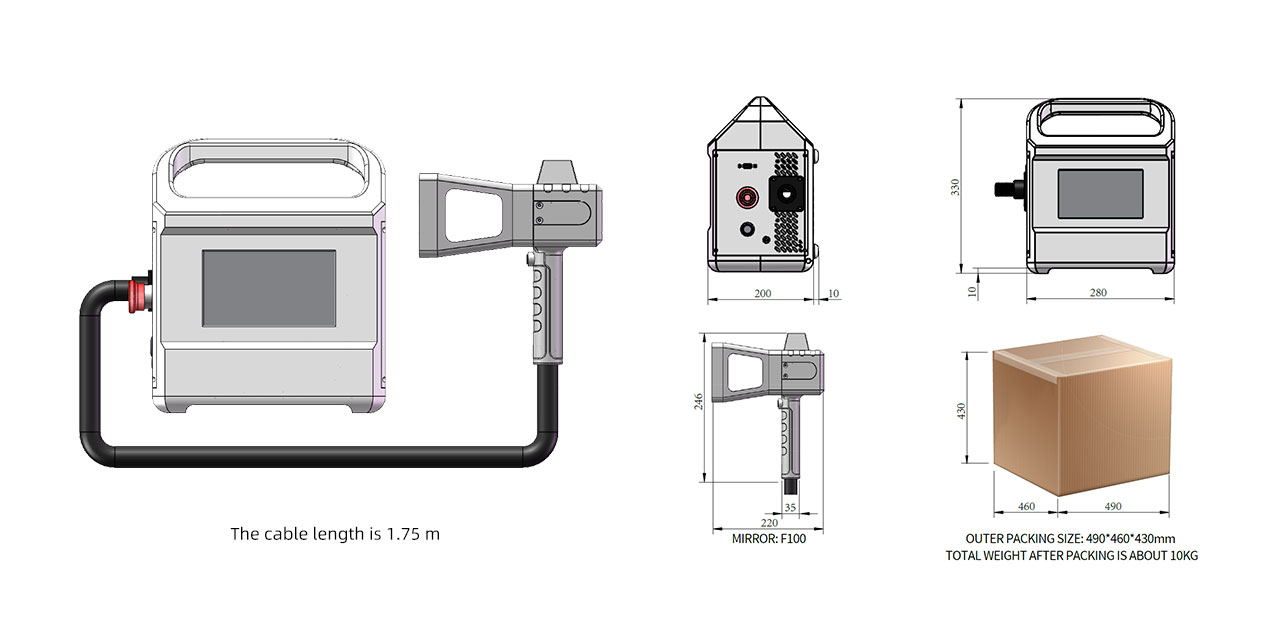 2024 Portable Fiber Laser Marking Machine with Low Price for Sale