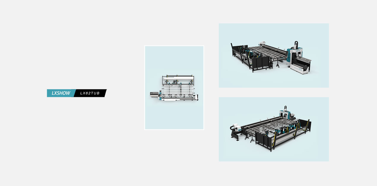 LX62TUB Fully Automatic Loading CNC Tube Cutting Machine